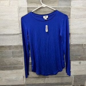 Vibrant Blue Long Sleeve Top by Old Navy